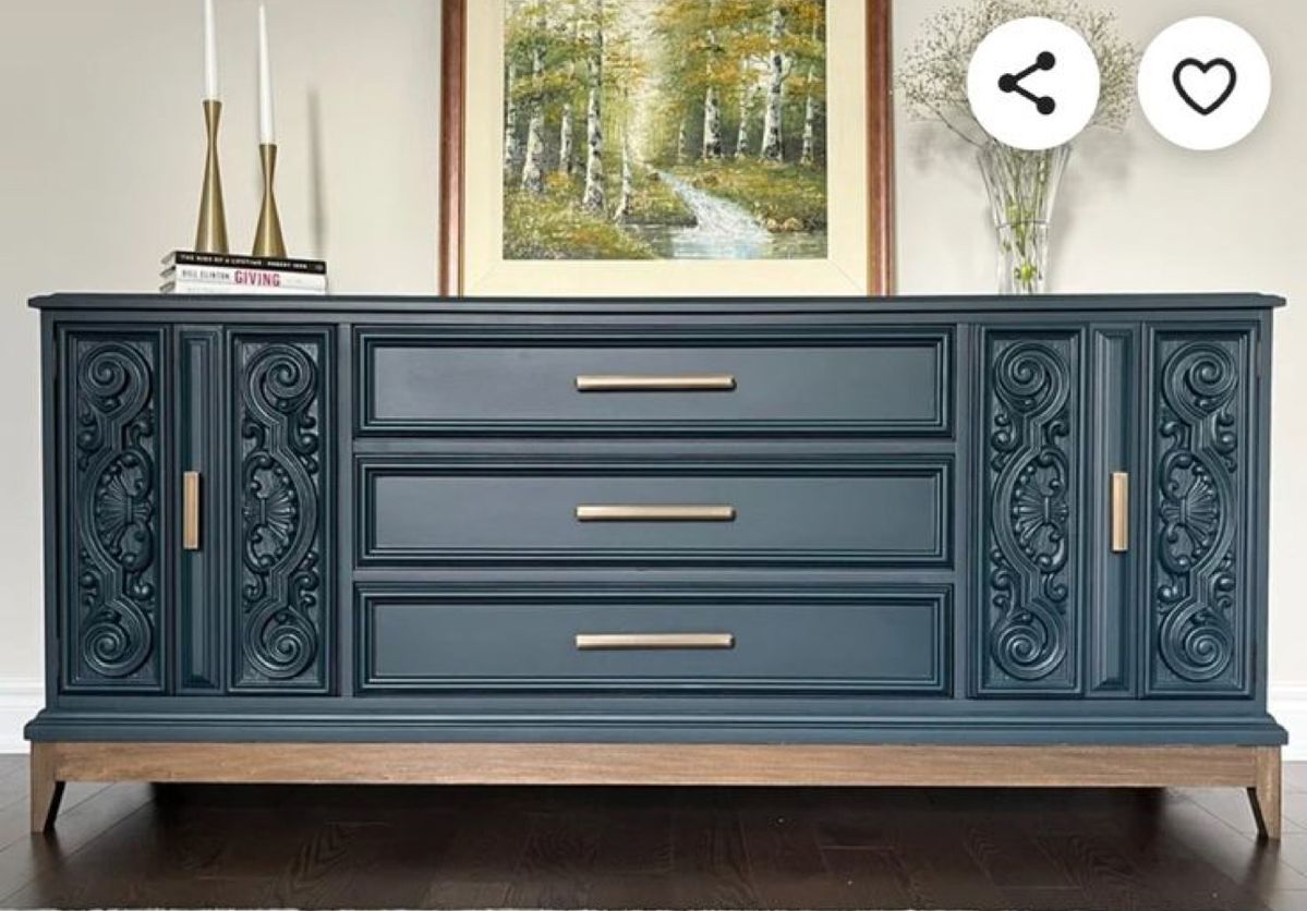 Mid-Century Credenza Refinishing